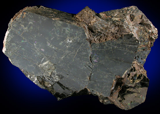 Lepidomelane (Fe-rich mica) from Davis Hill, Bancroft, Ontario, Canada