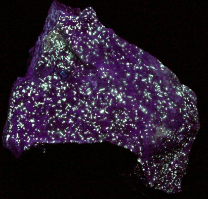 Pectolite from Poudrette Quarry, Mont Saint-Hilaire, Québec, Canada