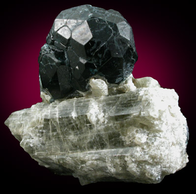 Spinel on Diopside from MacDonald Island, Northwest Territories, Canada