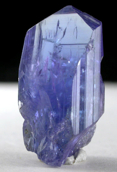 Zoisite var. Tanzanite from Merelani Hills, western slope of Lelatama Mountains, Arusha Region, Tanzania (Type Locality for Tanzanite)