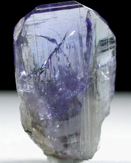 Zoisite, var. Tanzanite Crystal from Merelani Hills, western slope of Lelatama Mountains, Arusha Region, Tanzania (Type Locality for Tanzanite)