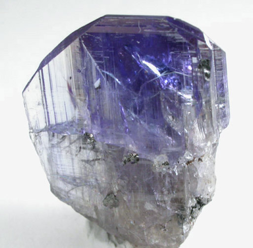 Zoisite, var. Tanzanite Crystal from Merelani Hills, western slope of Lelatama Mountains, Arusha Region, Tanzania (Type Locality for Tanzanite)