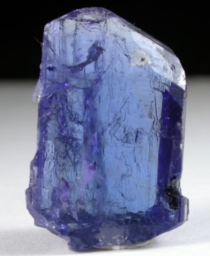 Zoisite var. Tanzanite from Merelani Hills, western slope of Lelatama Mountains, Arusha Region, Tanzania (Type Locality for Tanzanite)