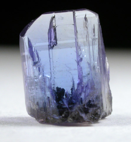 Zoisite var. Tanzanite from Merelani Hills, western slope of Lelatama Mountains, Arusha Region, Tanzania (Type Locality for Tanzanite)