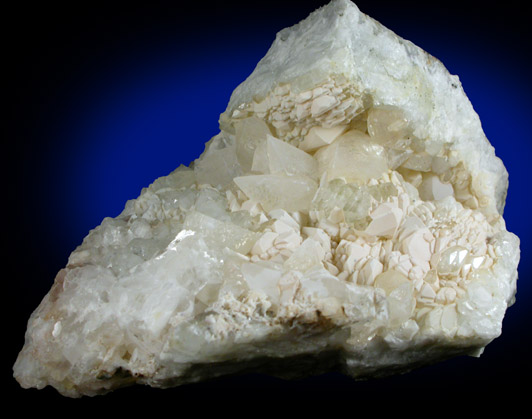 Datolite and Calcite from Lane's Quarry, Westfield, Hampden County, Massachusetts