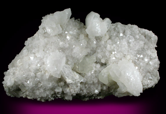 Heulandite-Ca, Datolite, Quartz from Upper New Street Quarry, Paterson, Passaic County, New Jersey