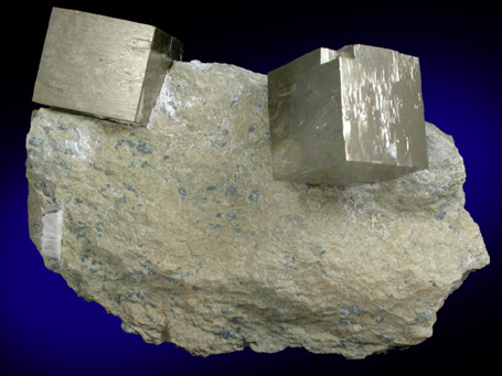 Pyrite from Ampliacin a Victoria Mine, Navajn, La Rioja, Spain