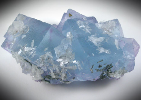 Fluorite with Barite from Minerva #1 Mine, Cave-in-Rock District, Hardin County, Illinois