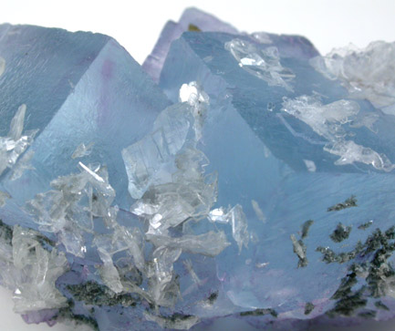 Fluorite with Barite from Minerva #1 Mine, Cave-in-Rock District, Hardin County, Illinois