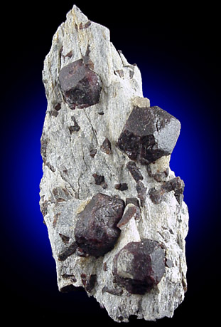 Almandine Garnet from Green's Farm, 750 m. ESE of Roxbury Falls, Roxbury, New Haven County, Connecticut