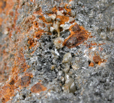 Galena with Cerussite coating from Masson Hill Mine, Matlock, Derbyshire, England
