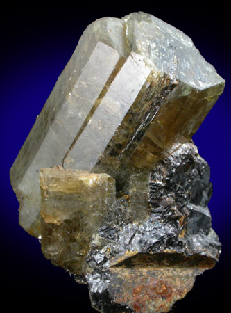 Diopside from Anacon Lead Mine, Mantauben Les Mines, Qubec, Canada