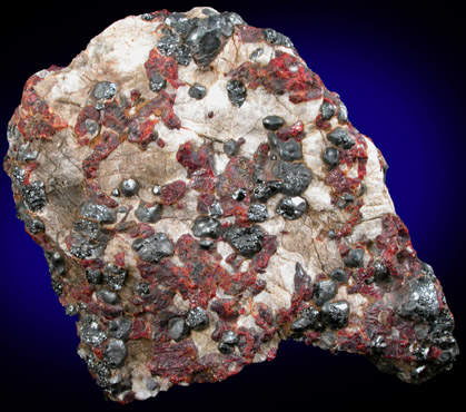 Franklinite, Zincite and Calcite from Franklin Mining District, Sussex County, New Jersey (Type Locality for Franklinite and Zincite)