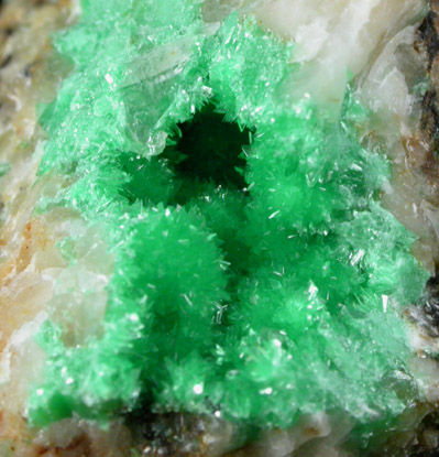 Annabergite from Lavrion (Laurium) Mining District, Attica Peninsula, Greece