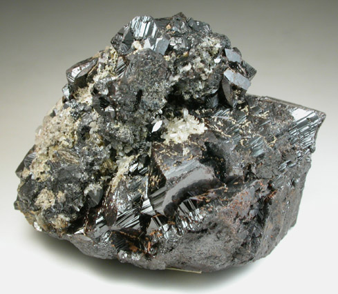 Cassiterite (twinned crystals) from Horni Slavkov (Schlaggenwald), Cechy (Bohemia), Czech Republic