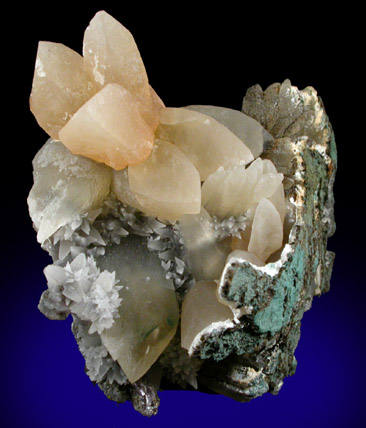 Calcite with Amethyst Quartz from Irai, Rio Grande do Sul, Brazil