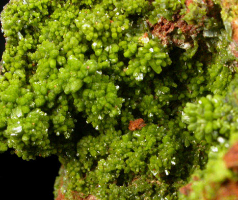 Pyromorphite from Allah Cooper (Valcooper) Mine, Contrary Creek District, near Mineral, Louisa County, Virginia