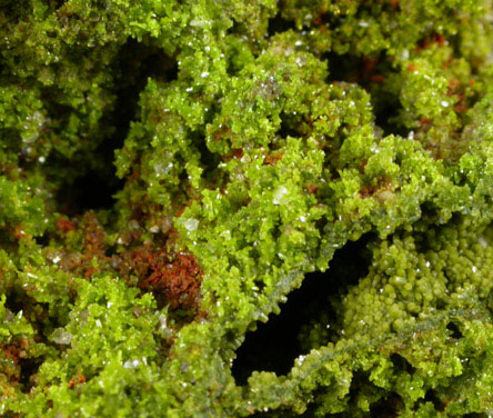 Pyromorphite from Allah Cooper (Valcooper) Mine, Contrary Creek District, near Mineral, Louisa County, Virginia