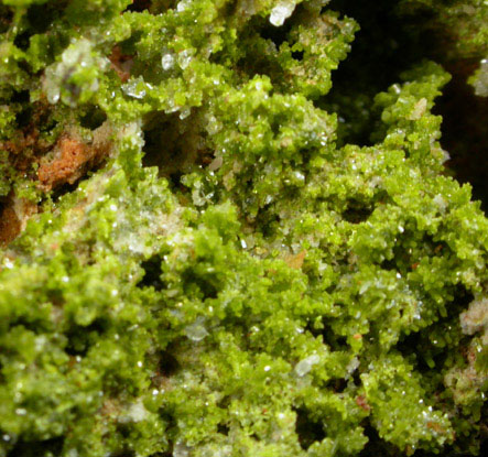 Pyromorphite with Pyrophyllite from Allah Cooper (Valcooper) Mine, Contrary Creek District, near Mineral, Louisa County, Virginia