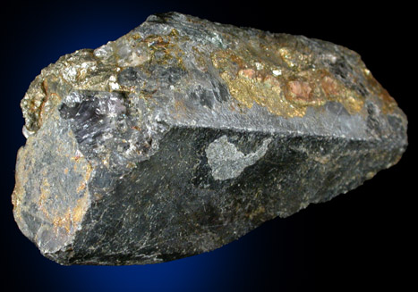 Cordierite with Chalcopyrite from Geco Mine, Manitouwadge, Ontario, Canada