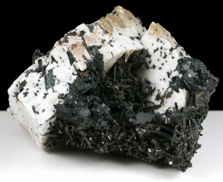 Aegirine and Albite from Mont Saint-Hilaire, Qubec, Canada