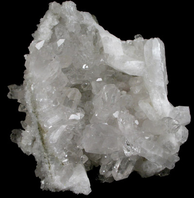 Quartz and Albite from Route 55 road cut, northwest of Windsor, Qubec, Canada