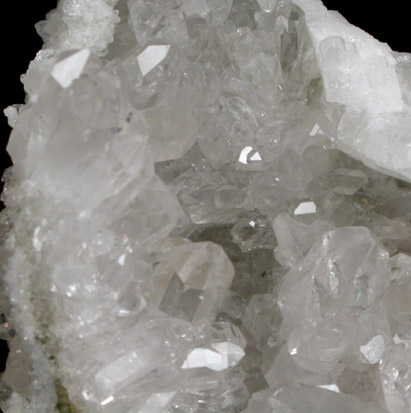 Quartz and Albite from Route 55 road cut, northwest of Windsor, Qubec, Canada