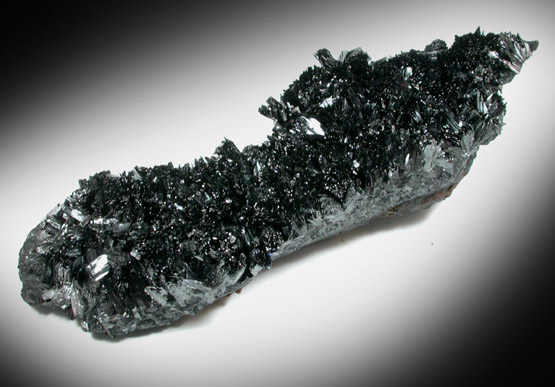 Manganite with Quartz from Caland Mine, Atikokan, Ontario, Canada