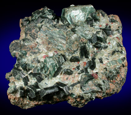 Clinochlore with Chondrodite from Tilly Foster Iron Mine, near Brewster, Putnam County, New York