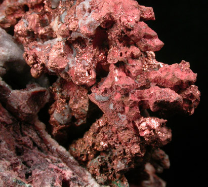 Copper (crystallized) from Mamainse Harbor, Ontario, Canada