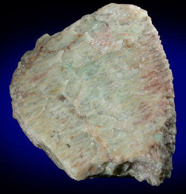 Microcline var. Sunstone from Mineral Hill, Media, Delaware County, Pennsylvania