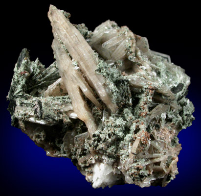 Catapleiite, Aegirine, Elpidite from De-Mix Quarry, Mont Saint-Hilaire, Qubec, Canada