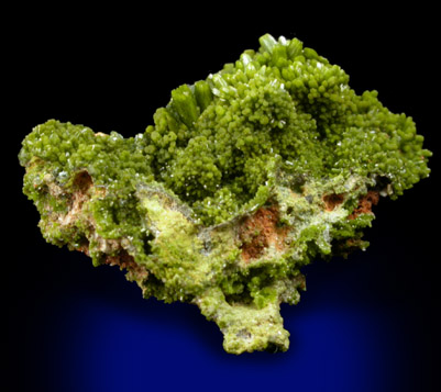 Pyromorphite from Allah Cooper (Valcooper) Mine, Contrary Creek District, near Mineral, Louisa County, Virginia