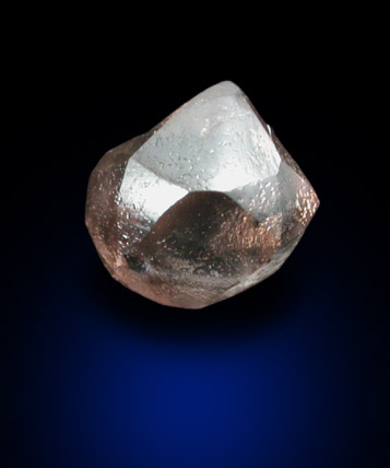 Diamond (0.81 carat brown complex crystal) from Northern Cape Province, South Africa