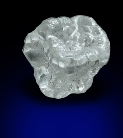 Diamond (0.90 carat colorless cubic crystal) from Magna Egoli Mine, between Bo and Kenema, Sierra Leone