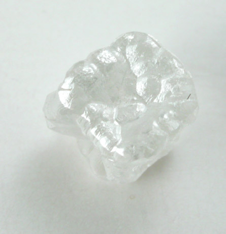 Diamond (0.90 carat colorless cubic crystal) from Magna Egoli Mine, between Bo and Kenema, Sierra Leone