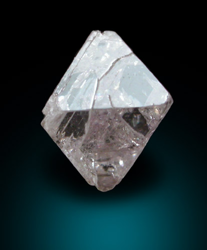 Diamond (0.84 carat pink octahedral crystal) from Argyle Mine, Kimberley, Western Australia, Australia