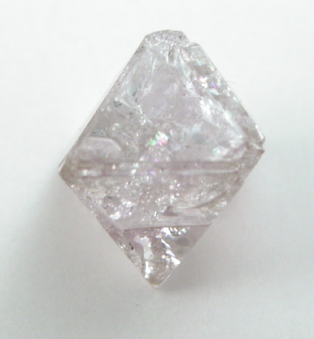 Diamond (0.84 carat pink octahedral crystal) from Argyle Mine, Kimberley, Western Australia, Australia