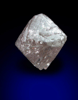 Diamond (0.44 carat pink-gray octahedral crystal) from Argyle Mine, Kimberley, Western Australia, Australia