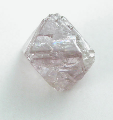 Diamond (0.44 carat pink-gray octahedral crystal) from Argyle Mine, Kimberley, Western Australia, Australia