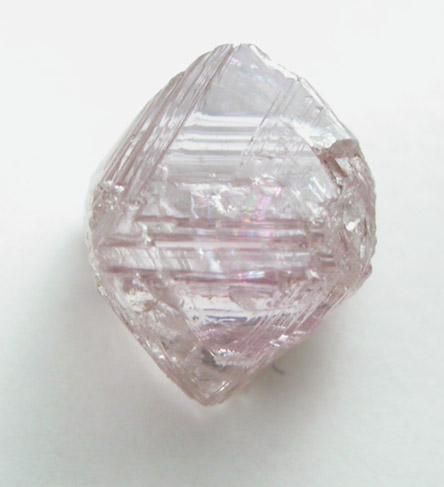 Diamond (0.62 carat pink octahedral crystal) from Argyle Mine, Kimberley, Western Australia, Australia