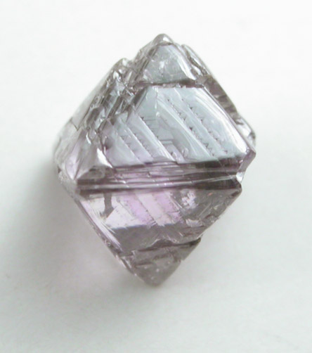 Diamond (0.45 carat pink-gray octahedral crystal) from Argyle Mine, Kimberley, Western Australia, Australia