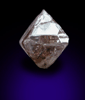 Diamond (0.52 carat pink-gray octahedral crystal) from Argyle Mine, Kimberley, Western Australia, Australia