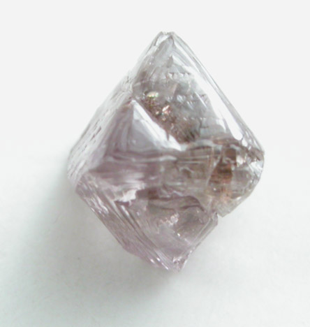 Diamond (0.52 carat pink-gray octahedral crystal) from Argyle Mine, Kimberley, Western Australia, Australia