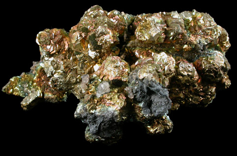 Pyrite with Hematite from Pilot Knob Mine, Bixby, Iron County, Missouri