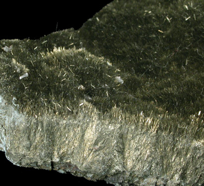 Millerite from Thompson open pit Mine, Manitoba, Canada