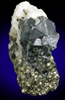 Gahnite and Pyrite from Davis Mine, Rowe, Franklin County, Massachusetts