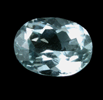 Beryl var. Aquamarine (1.54 carat oval gemstone) from Tripp Mine, Alstead, Cheshire County, New Hampshire