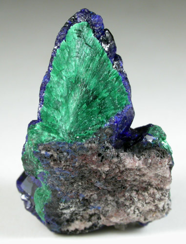 Azurite and Malachite from Milpillas Mine, Cuitaca, Sonora, Mexico