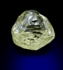 Diamond (2.09 carat light-fancy yellow complex crystal) from Northern Cape Province, South Africa